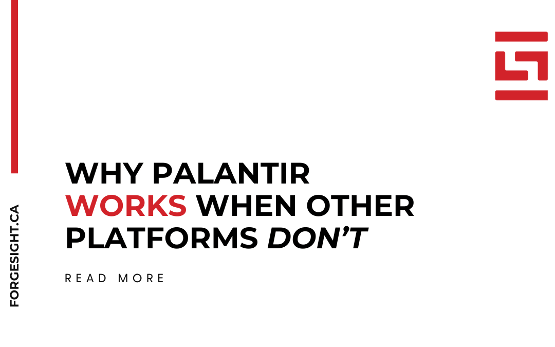 Why Palantir Works When Other Platforms Don’t