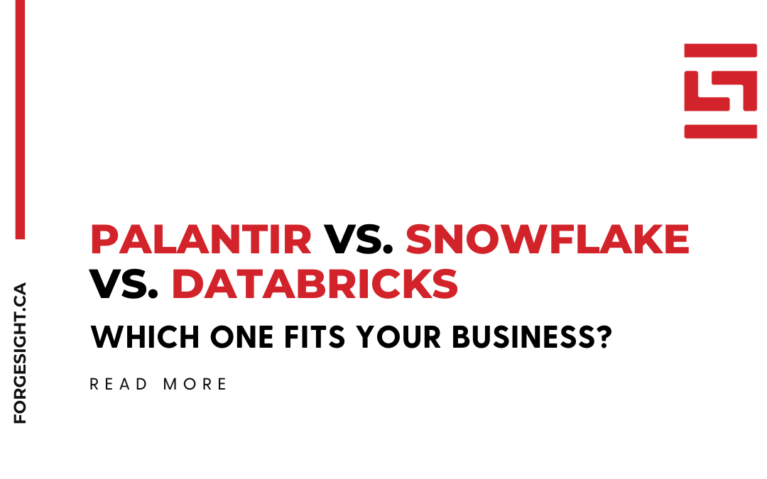 Palantir vs. Snowflake vs. Databricks: Which one fits your Business?